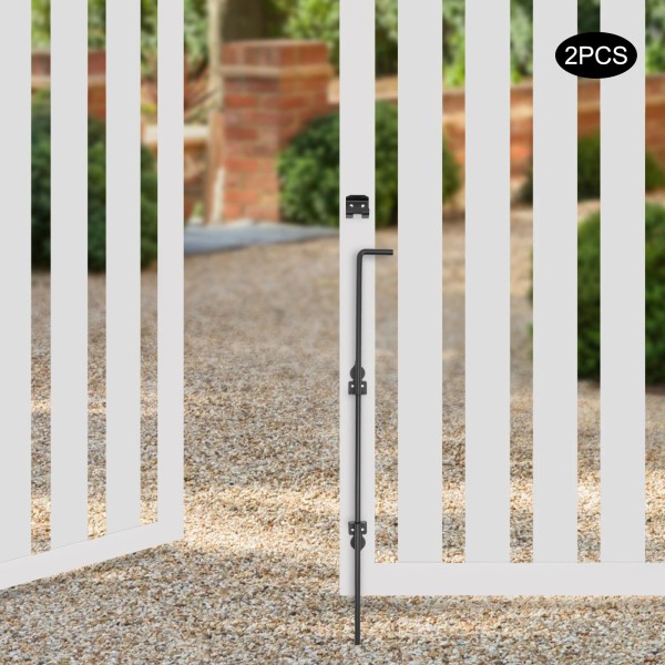 Unbranded 2Pcs Double Door Heavy Duty Gate Latches Gate Bolt