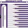 36Pcs Purple Marking Pencil Purple Glass Marking Pencil Carpenter Pen-cil