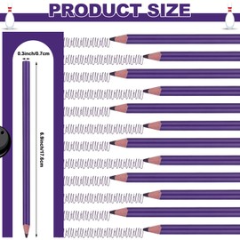 36Pcs Purple Marking Pencil Purple Glass Marking Pencil Carpenter Pen-cil Pur-ple Wooden Grease Pen-cil Wax Pe-ncil Pur-ple Crayon Pe-ncils Artists' Single Penc-il for Architect Drawing Mar-king