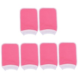 minkissy 3sets Bath Mittens Exfoliating Glove Set Shower Gloves for Body Scrub 2pcs*3
