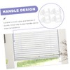 Ciieeo 4pcs Transparent Cordless Shade Handles for Roller Window Blinds