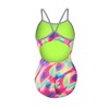Dolfin Uglies Women's Print V Back 1-Piece (Haze, 36)
