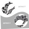 Healeved Eyeliner Sticker 5pcs Temporary Face Stickers Makeup Sticker Set