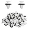 TRKETK Pack of 100 Car Mounting Clips, Door Trim Clips,