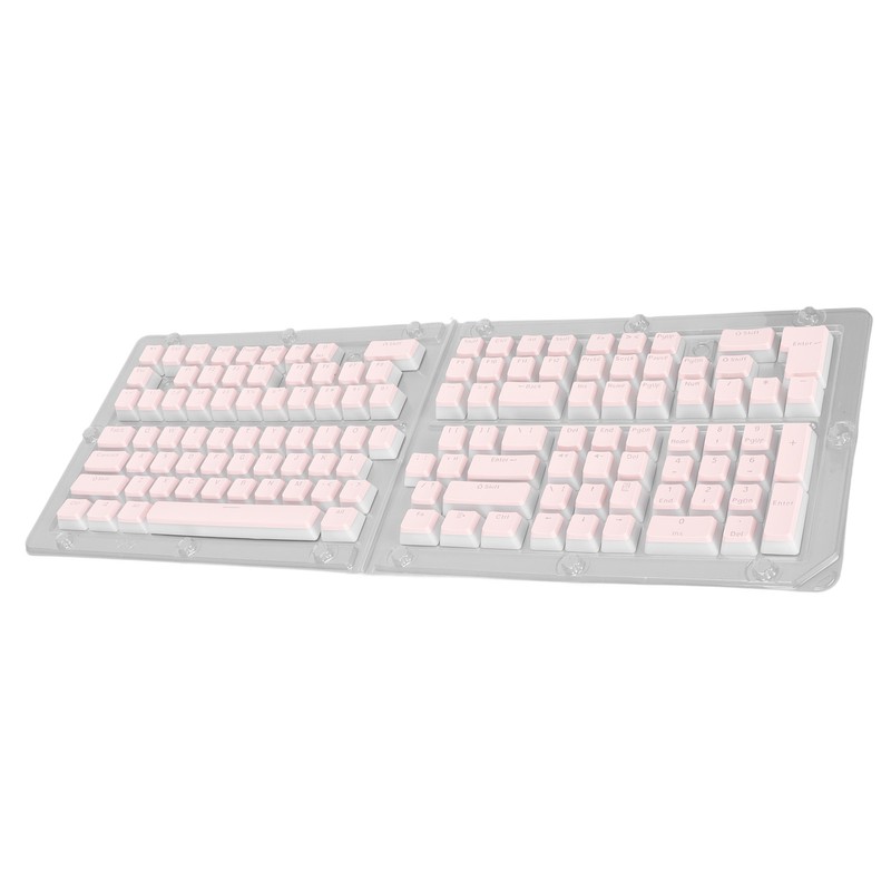 Keyboard Keycaps 129 Keys Pudding Transparent OEM Height PBT Two