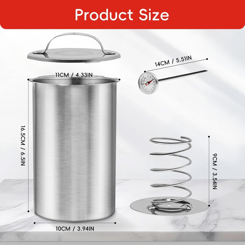 MASTER FENG Meat Press Mold for Deli Meats Stainless Steel