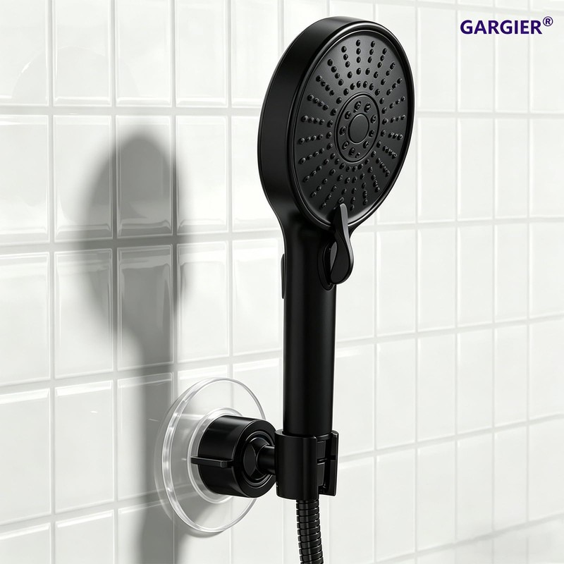 Adjustable Shower Holder for Wall Adhesive Handheld Showerhead Bracket No