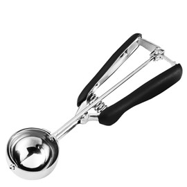 SUNNORN Large Cookie Scoop, 3 Tbsp Cookie Scoop for Baking, Cookies Dough Scooper, Cupcake and Muffin Scoops, Good Soft Grips, Comfortable Trigger Release