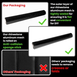 Locacrystal Bling Rhinestone Sticker DIY Home Decor B Stickers Self-Adhesive Crystal Sheet Stickers for Cars & Crafts Decoration(Black,15.8"x39.4")