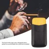 Lybunair Adjustable Cigar Case Leather Cigar Holder Leather Travel Humidor