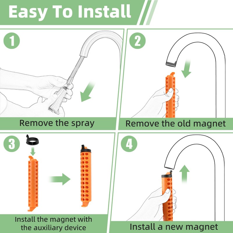 RP80977 Faucet Magnetic Ring Replacement For Delta Kitchen Faucet, Plumbing