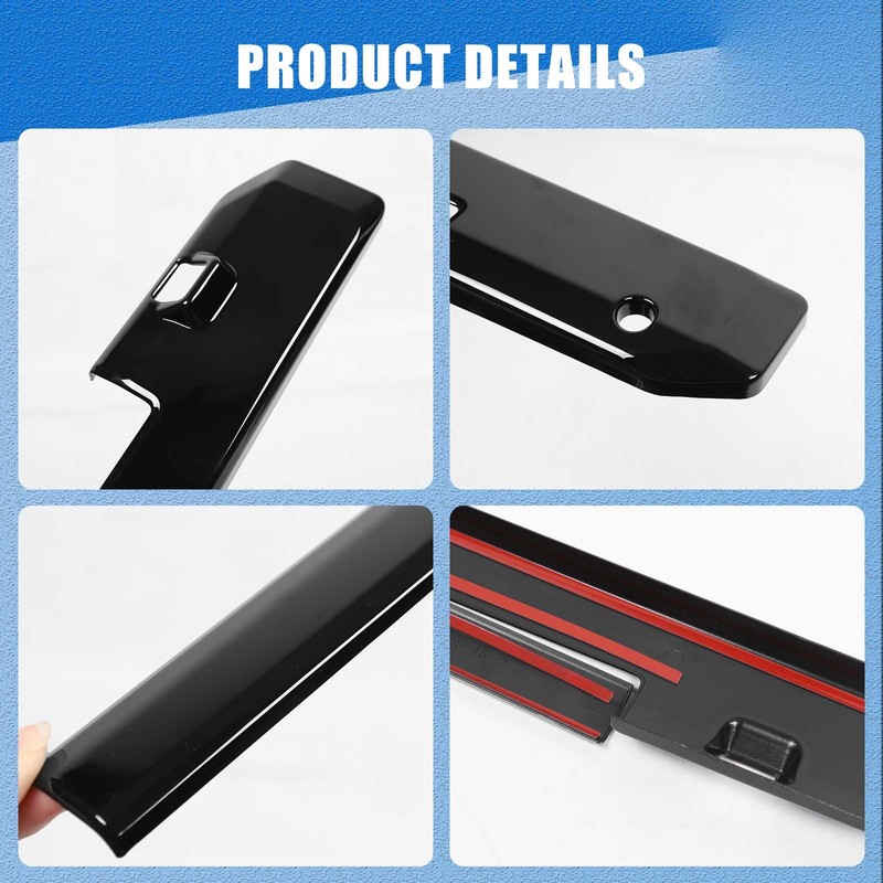 HIRUFAIT Tailgate Handle Cover Trim for Mitsubishi Triton & L200