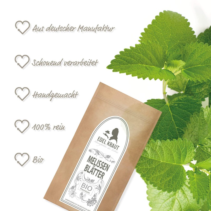 Organic Melissa Tea - Premium Melissa Leaves Cut