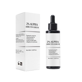 2% Alpha Arbutin Serum for Pigmentation & Dark Spots Removal | Antipigmentation Face Serum For Men & Women with Hyaluronic Acid to Remove Blemishes, Acne Marks & Tanning