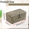 Hipiwe X-small Wicker Basket with Lid Natural Seagrass Storage Baskets