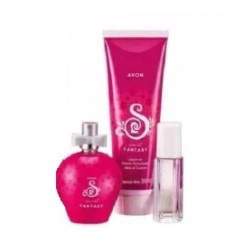 Avon SECRET FANTASY  COLONIA PARA DAMA set 3 piezas AVON DE MEXICO 100% ORIGINAL