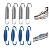 8 Pcs Motorcycle Exhaust Pipe Springs, 2.28"/58 mm Stainless Steel