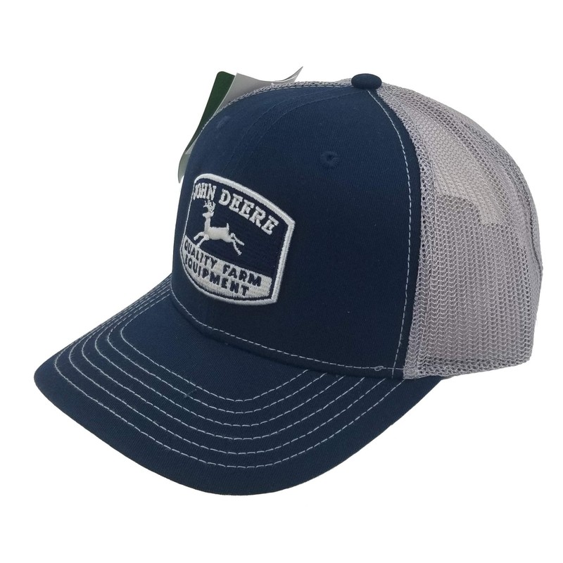 John Deere Mens' Navy/Grey Mesh Back Hat/Cap - LP73373