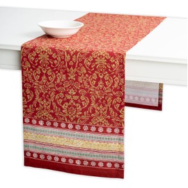 Maison d' Hermine Table Runner, 100% Cotton, Decorative Washable Table Runner, Easter Table Runner for Dining, Home, Wedding, Banquet, Buffet, Sofia - Spring/Summer (50cm x 150cm)