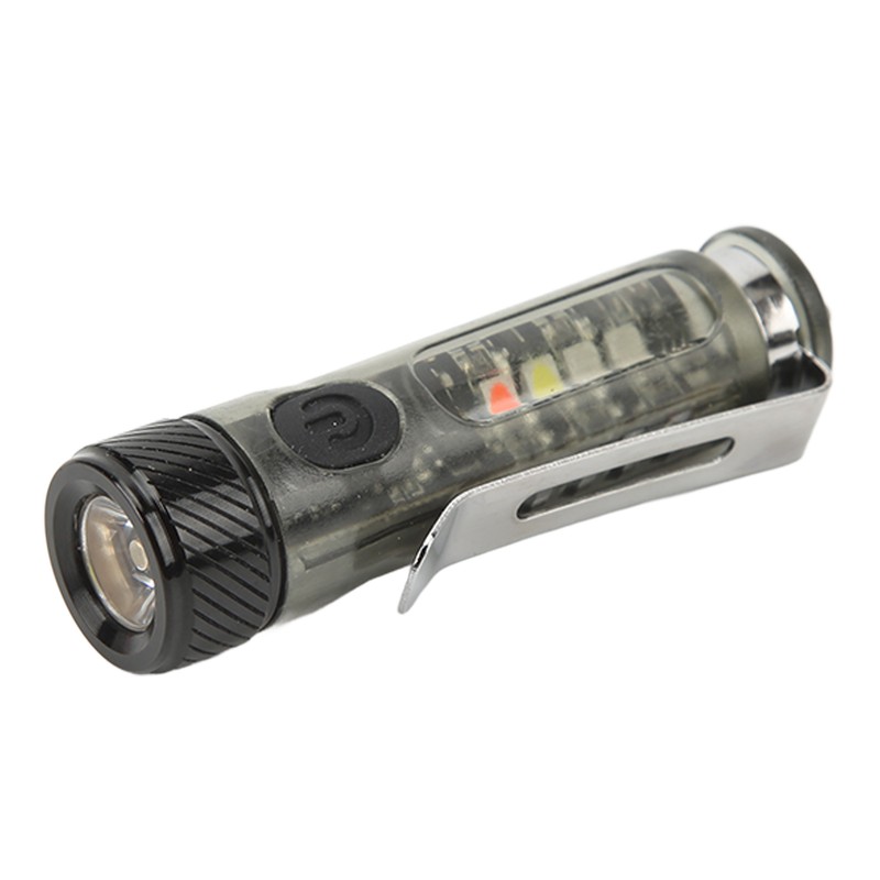 Keychain Flashlight Bright IP65 Waterproof Rechargeable Red Blue Black Light