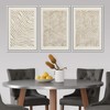 SIGNLEADER Framed Canvas Print Wall Art Set 3D Geometric Pattern