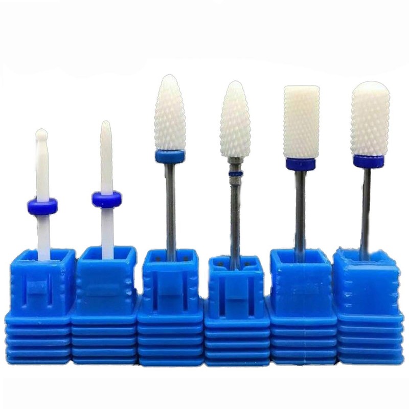 M4 Ceramic Nail Art Router Bit, Professional Tungsten Carbide Ceramic