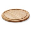 Continenta Round Board with Groove, Wood Light Brown, One Size