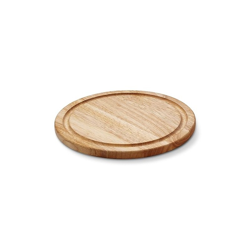 Continenta Round Board with Groove, Wood Light Brown, One Size