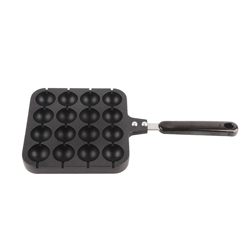 16 Holes Takoyaki Grill Pan Octopus Ball Plate Home Cooking