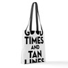 CafePress Good Times Tan Lines Polyester Tote Bag 16"x16"