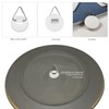 GVSAVY 50pcs Round Hooks, Wall Mount Hooks, Plastic Hooks, Vertical