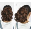 Generic Peluca De Pelo Rizado Corto Negro Natural, Cola De