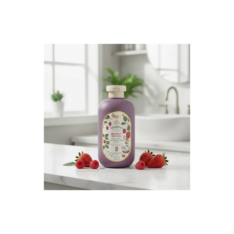 Shampoo Yuya Frutos Rojos Repara y Restaura Repair Restore Shampoo