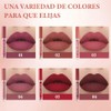 6 PCS Lápiz Labial Mate, Labiales, Lápiz Labial Mate de