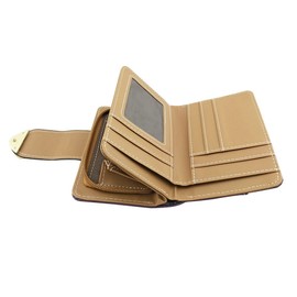 Eye Catch Womens Purse Faux Leather Ladies Girls Card Holder Zipped Coin Multi Credit Wallet Purple