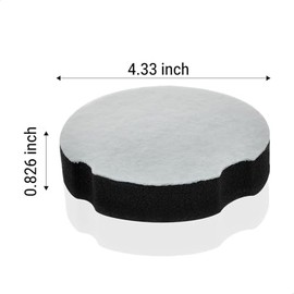 2 Pcs Filter Replacement suitable for Bissell Powerforce Compact Lightweight Upright 2112 1520 for Bissel Turbo Bagless 2690 Vacuum Cleaner