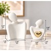 Romantic Couple Embrace Statue for Home Decor – Loving Figure