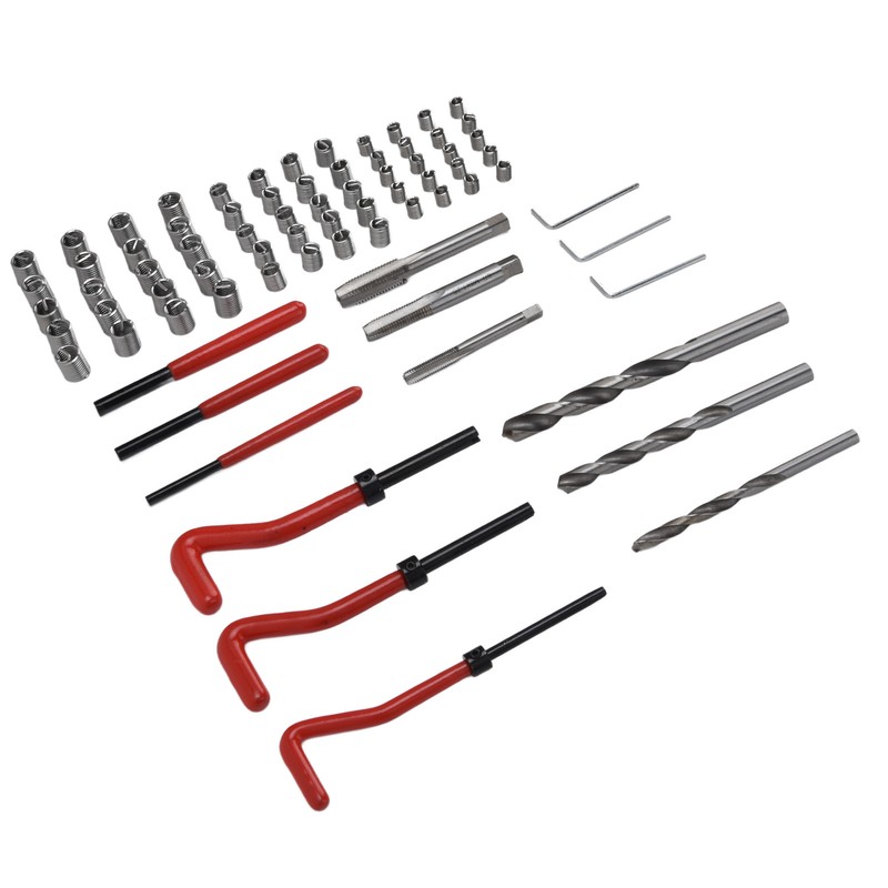 75Pcs Thread Repair Kit Restore Tool Spanner Wrench Twist Drill