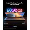 Silkland [Intel Certified] 80Gbps Thunderbolt 5 Cable Prime Braided, up