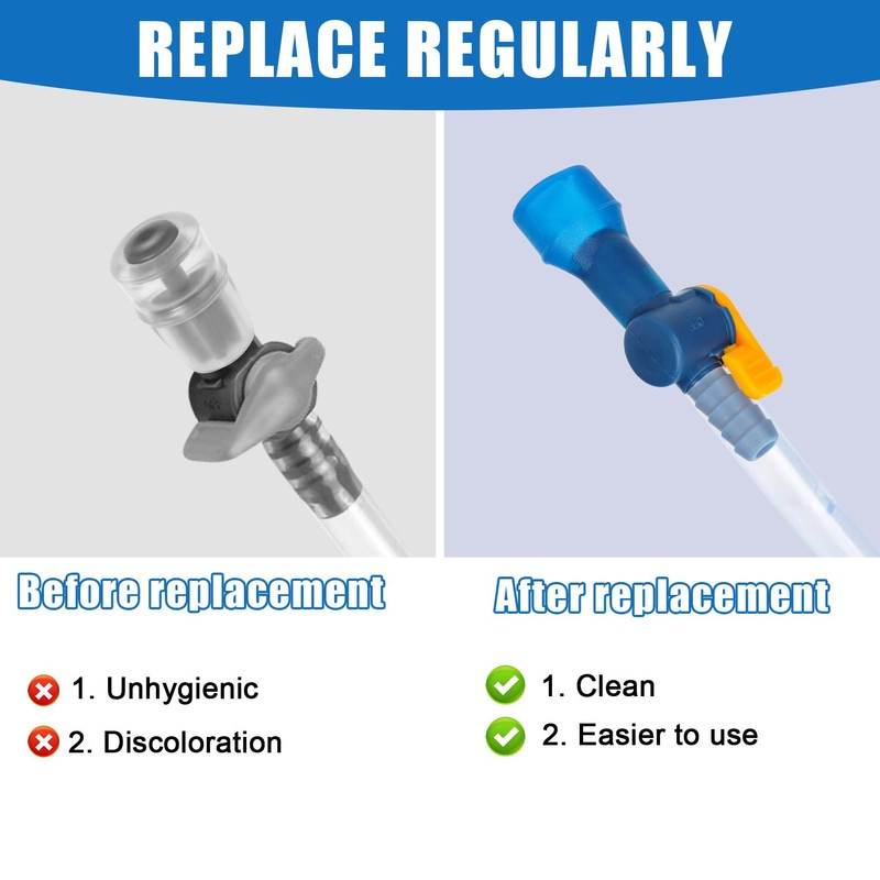 6st Bite Valve with 2 Straight and Angled Hose Connector