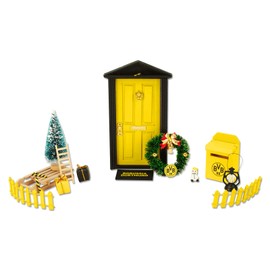 Borussia Dortmund Unisex Youth BVB Gnome Door, Black/Yellow, One Size