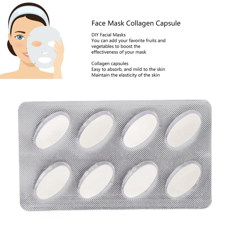 32pcs Collagen Mask Effervescent Tablets for Facial Mask Maker Machine