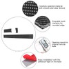 3pcs/set Center Console Trims Real Carbon Fiber Dashboard Covers Stickers