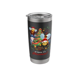 Oh Honey, It's Christmas Honey Bee Beekeeper X-Mas Stainless Steel Insulated Tumbler