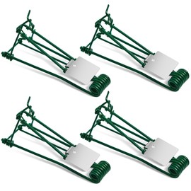 Qualirey 4 Pcs Outdoor Gopher Trap Easy Set Mole Trap Weather Resistant Gopher Killer Vole Killer for Lawn Garden Farm (Green)