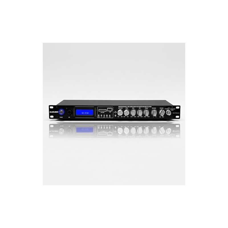 MUSYSIC Professional Audio Receiver & Sound Processor Preamp | Bluetooth,