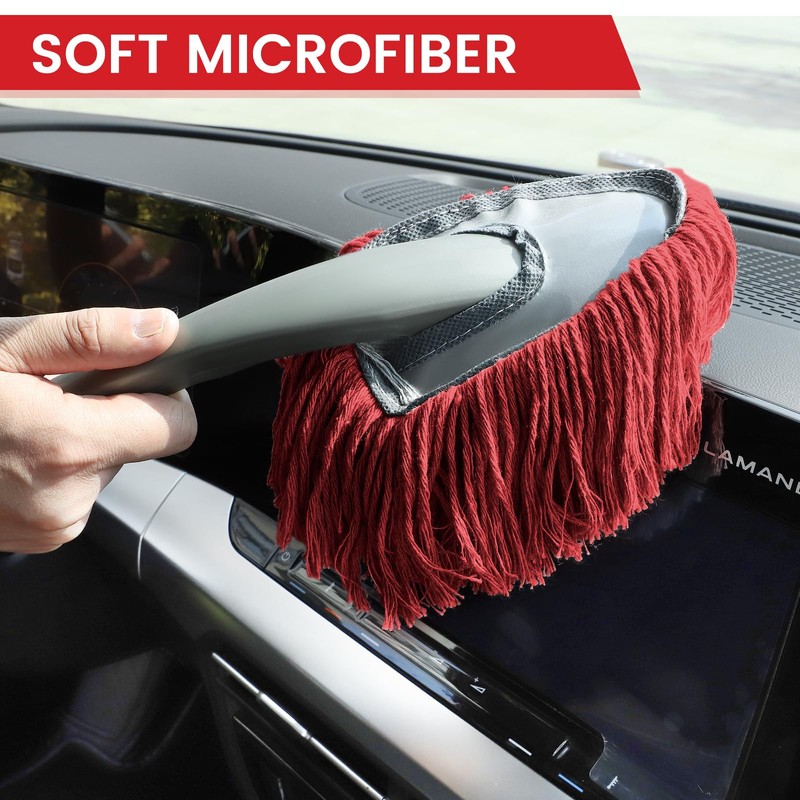 IPELY 2 Pack Large Car Duster Exterior Scratch Free with