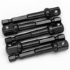 Litoexpe 10 Pcs 3/8 Inch Impact Adapter Square Socket, Black
