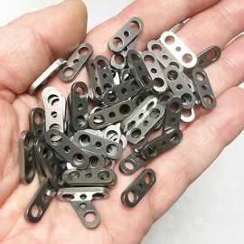 M00151-50 MOREZMORE 50pc Thicker Joint Compression Plates for Ball Socket Stop Motion Puppet Armature Humanly Posable Armature Parts HPA