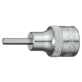 TONE Hexagon Socket 2H-2.5 Insertion Angle 0.25 inch (6.35 mm) (1/4 inch), Double Side Width 0.1 inch (2.5 mm)